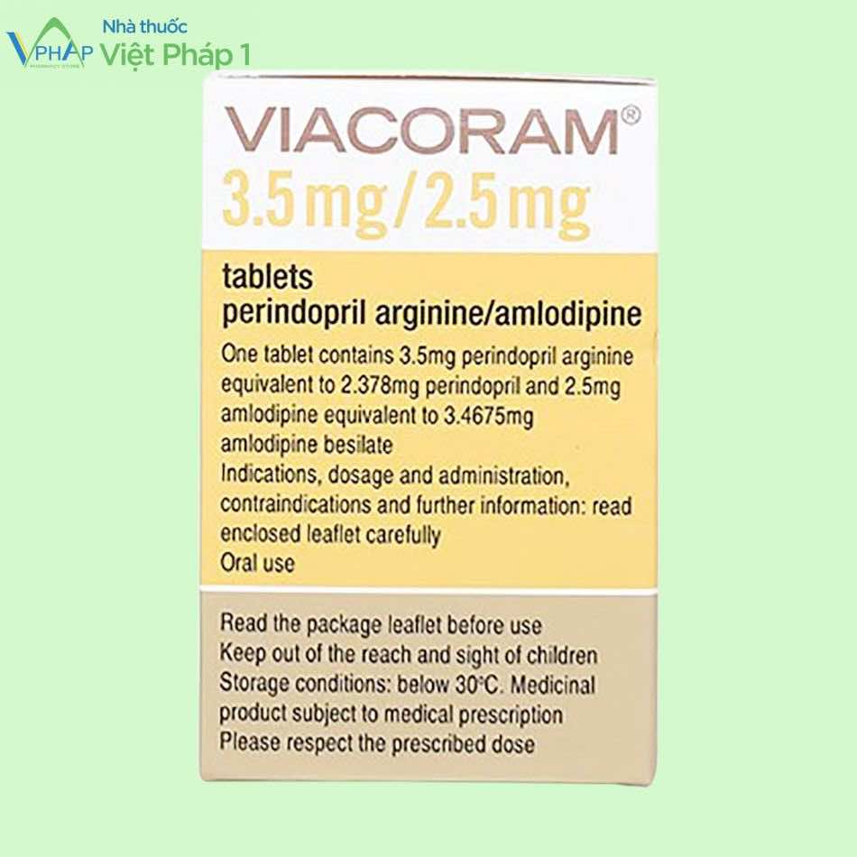 Thuốc điều trị tăng huyết áp Viacoram