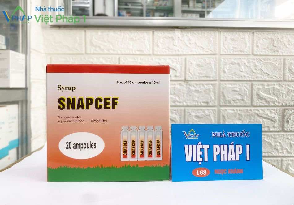 Mua siro Snapcef chính hãng tại Nhà thuốc Việt Pháp 1, 168 Ngọc Khánh
