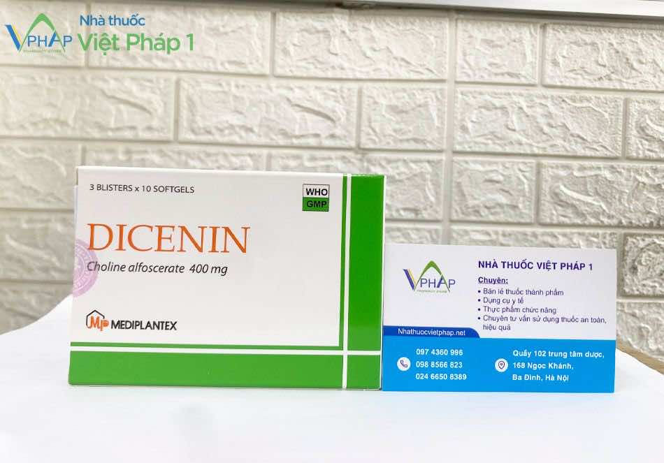 Thuốc Dicenin 400mg được bán tại Nhà thuốc Việt Pháp 1