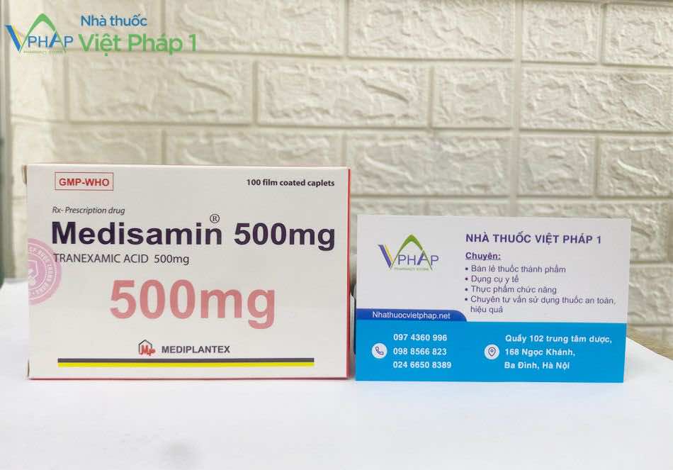 Mua thuốc Medisamin 500mg chính hãng tại Nhà thuốc Việt Pháp 1