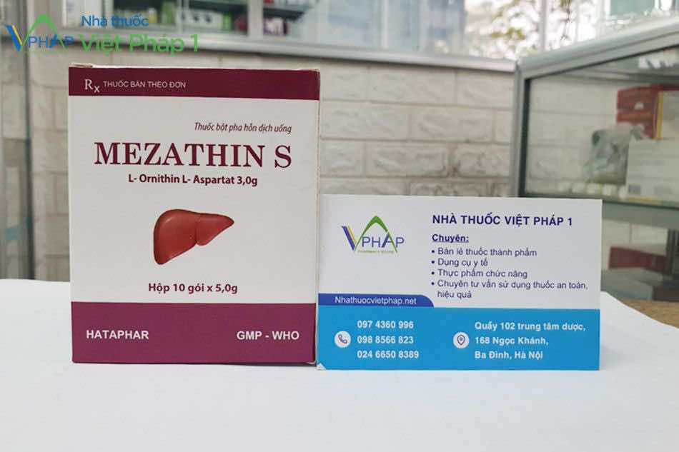 Mua thuốc Mezathin S chính hãng tại Nhà thuốc Việt Pháp 1