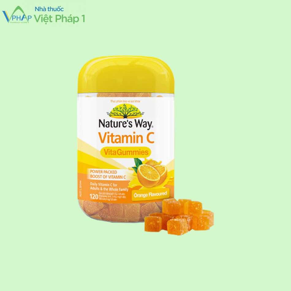 Nature's Way Vitamin C Vita Gummies nắp vàng