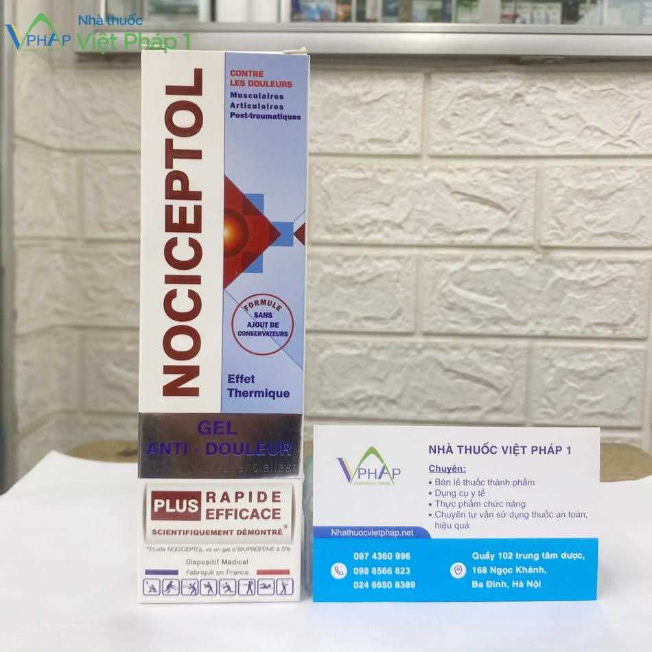Nociceptol Gel được bán tại Nhà thuốc Việt Pháp 1