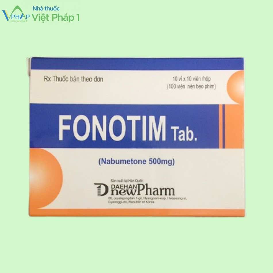 Hình ảnh hộp thuốc Fonotim
