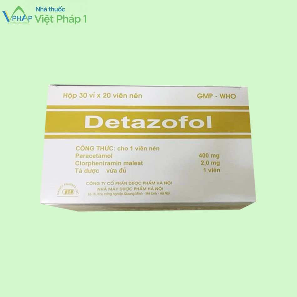 Thuốc Detazofol 400mg