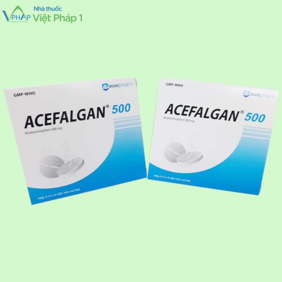 Thuốc giảm đau hạ sốt Acefalgan 500
