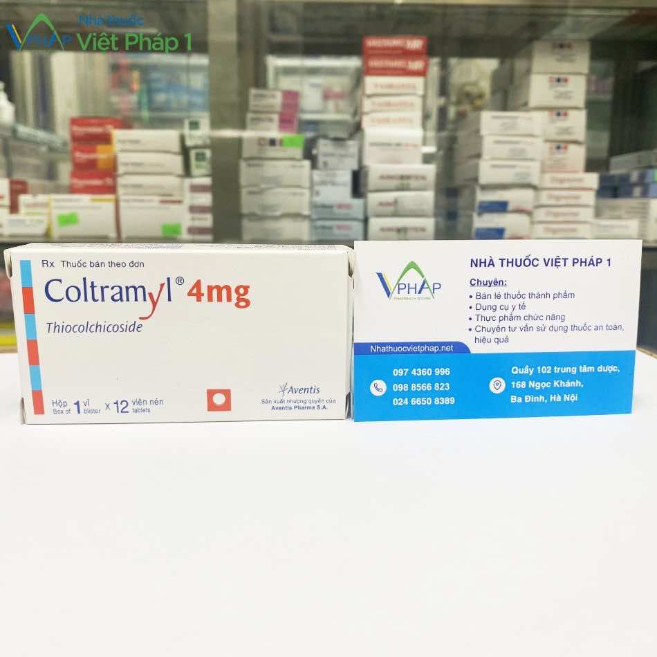 Hình ảnh thuốc Coltramyl chụp tại Nhà thuốc Việt Pháp 1