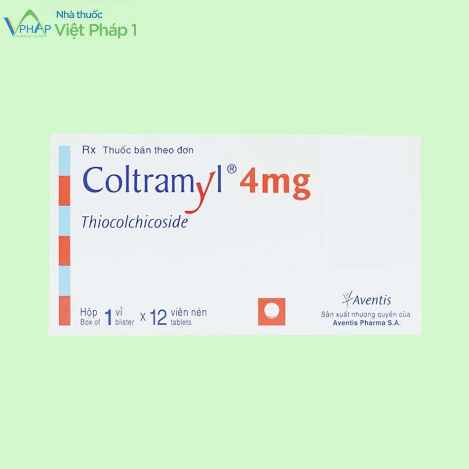 Hình ảnh hộp thuốc Coltramyl