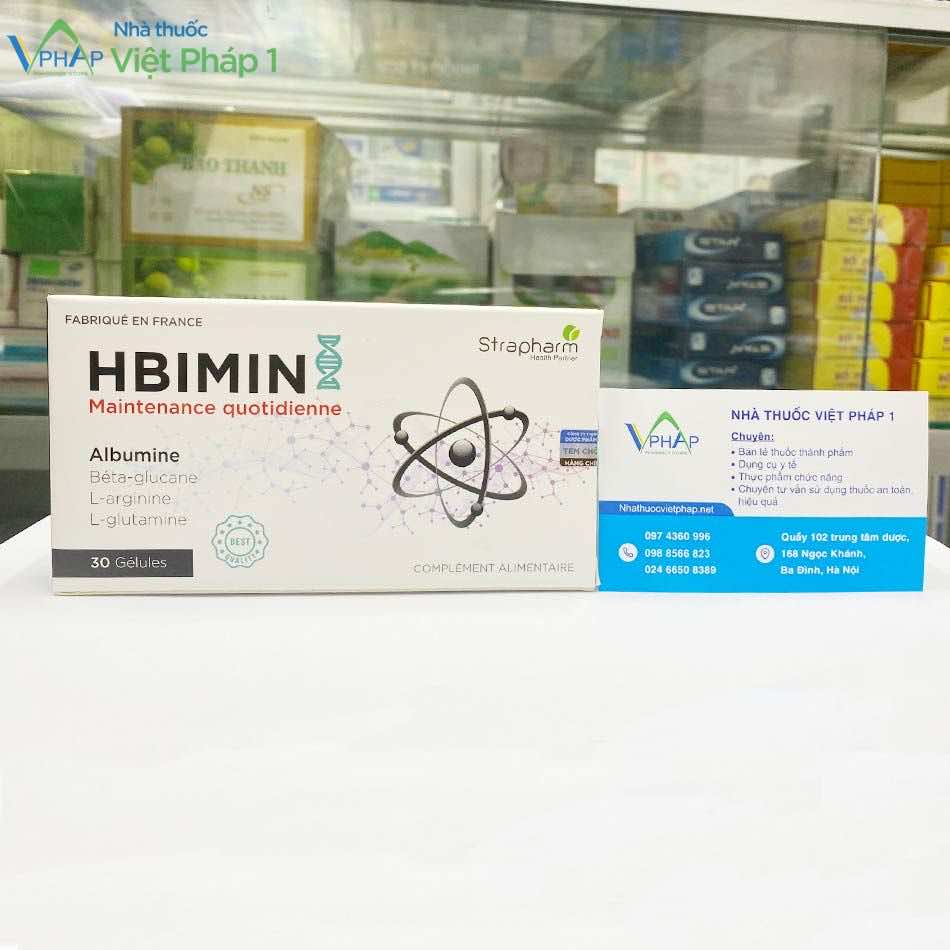 Sản phẩm HBimin được bán tại Nhà thuốc Việt Pháp 1