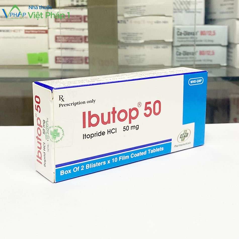 Hình ảnh hộp thuốc Ibutop 50