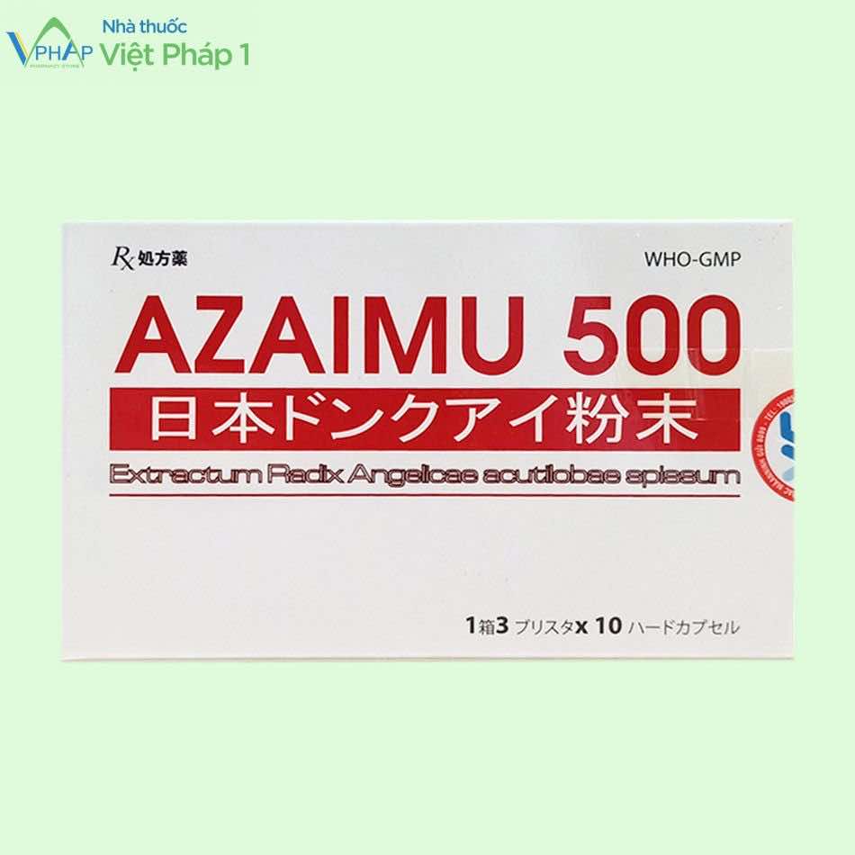Hình ảnh hộp thuốc Azaimu
