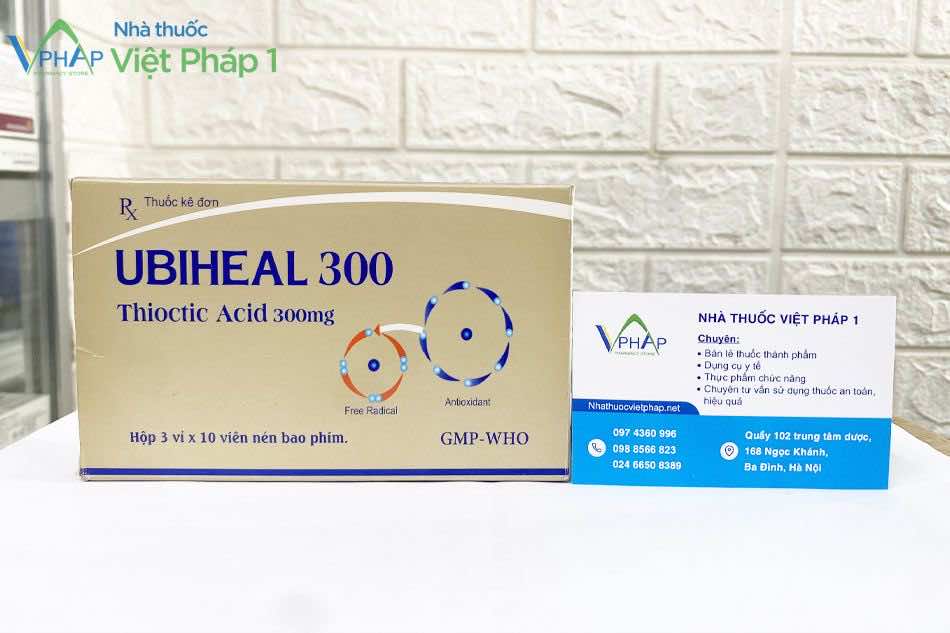 Hình ảnh thuốc Ubiheal 300mg được chụp tại Nhà thuốc Việt Pháp 1