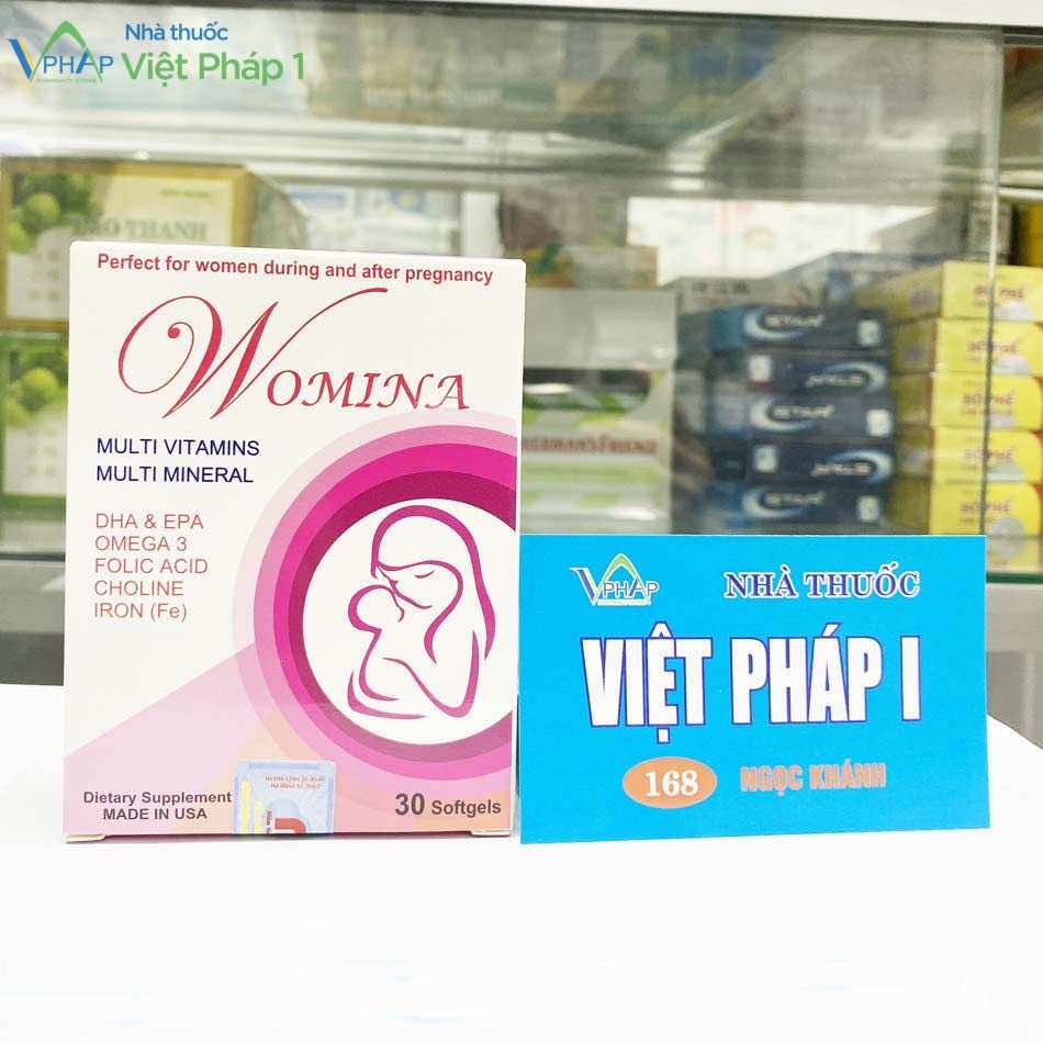 Viên uống Womina được bán tại nhà thuốc Việt Pháp 1