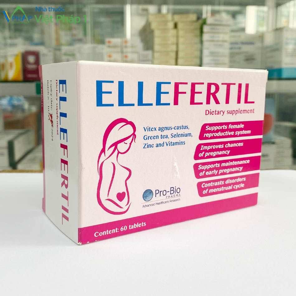 Sản phẩm Ellefertil hỗ trợ tăng khả năng thụ thai