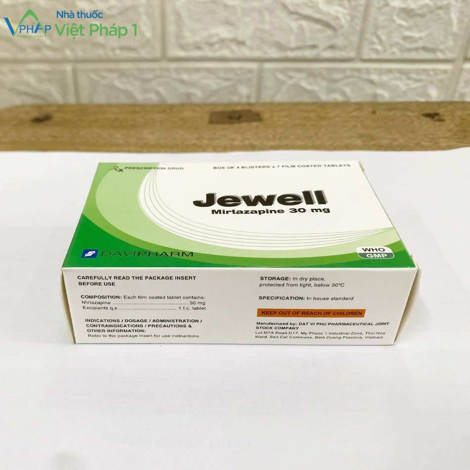 Thành phần của thuốc Jewell 30mg