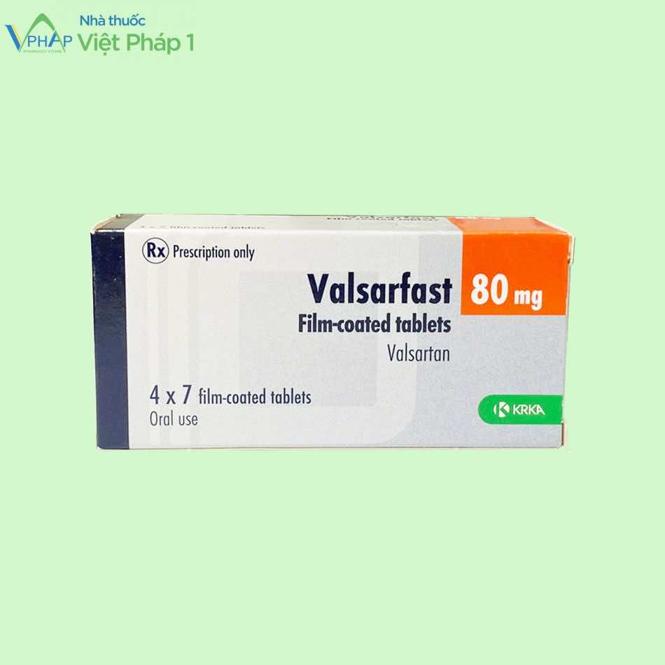 Hình ảnh: Hộp thuốc điều trị tăng huyết áp Valsarfast