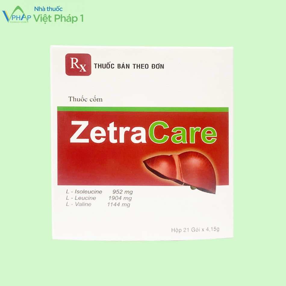 Hình ảnh: Hộp thuốc ZetraCare 21 gói x 4,15g