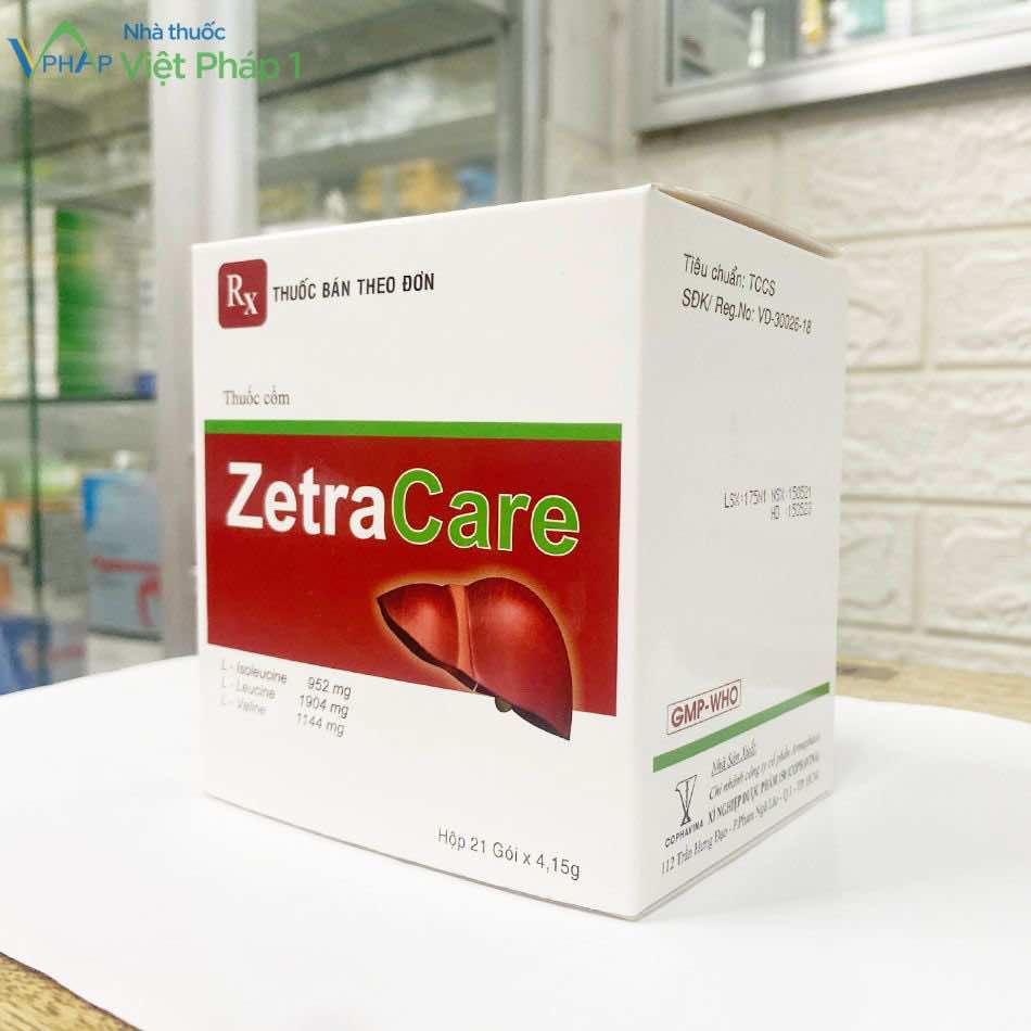 Hộp thuốc ZetraCare chụp tại Nhà thuốc Việt Pháp 1