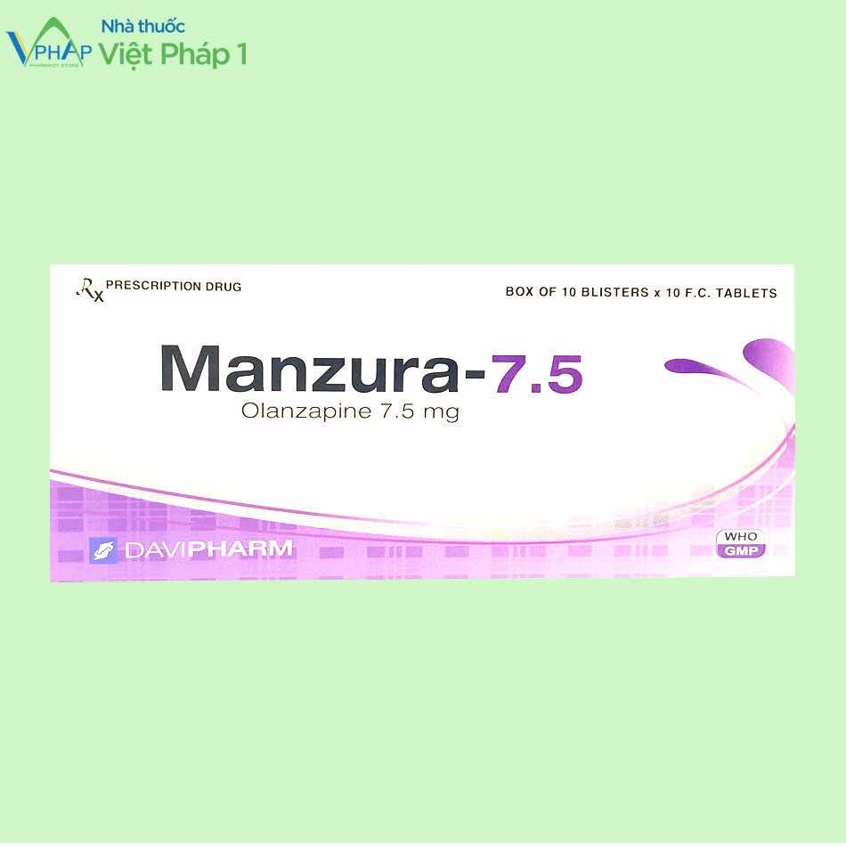 Hình ảnh: Hộp thuốc Manzura-7,5mg