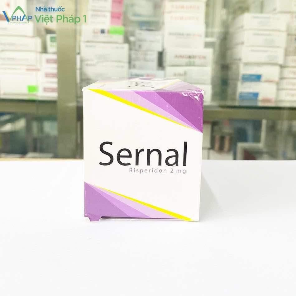 Nắp hộp thuốc Sernal 2mg