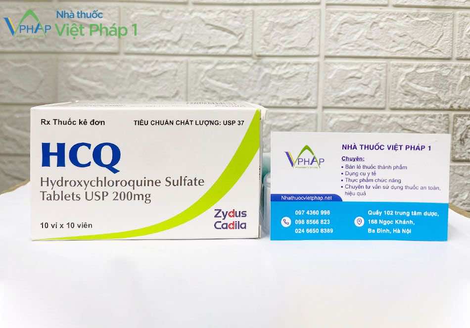 Thuốc HCQ được bán tại Nhà thuốc Việt Pháp 1