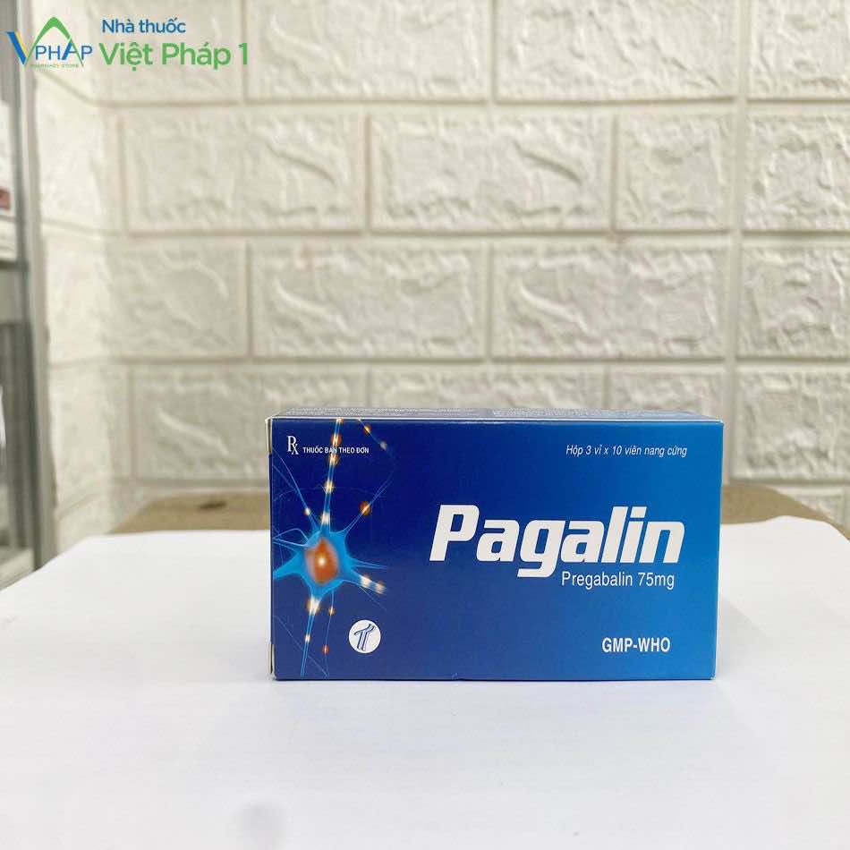 Hình ảnh hộp thuốc Pagalin được chụp tại Nhà thuốc Việt Pháp 1