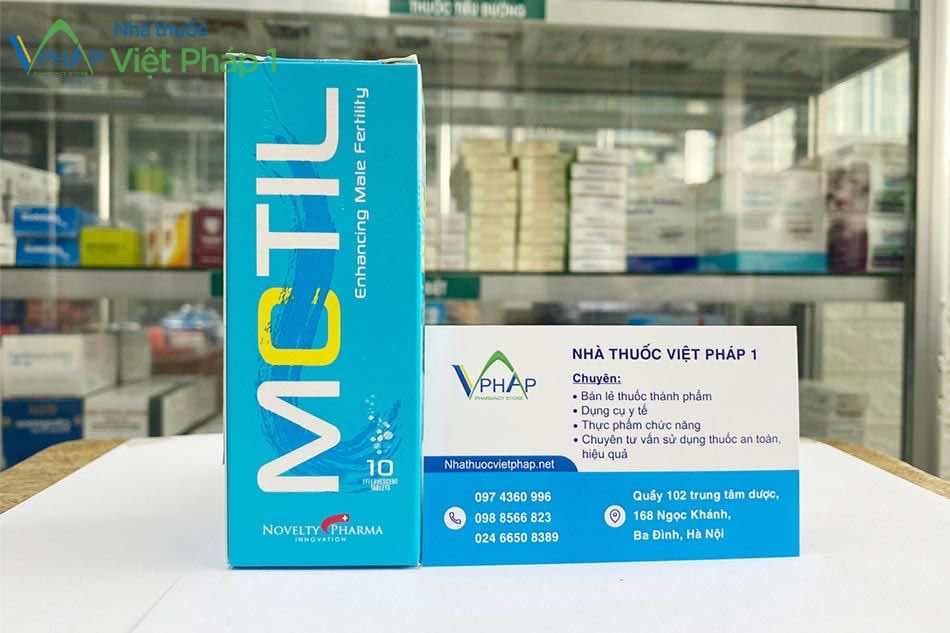 Viên sủi Motil bán tại Nhà thuốc Việt Pháp 1