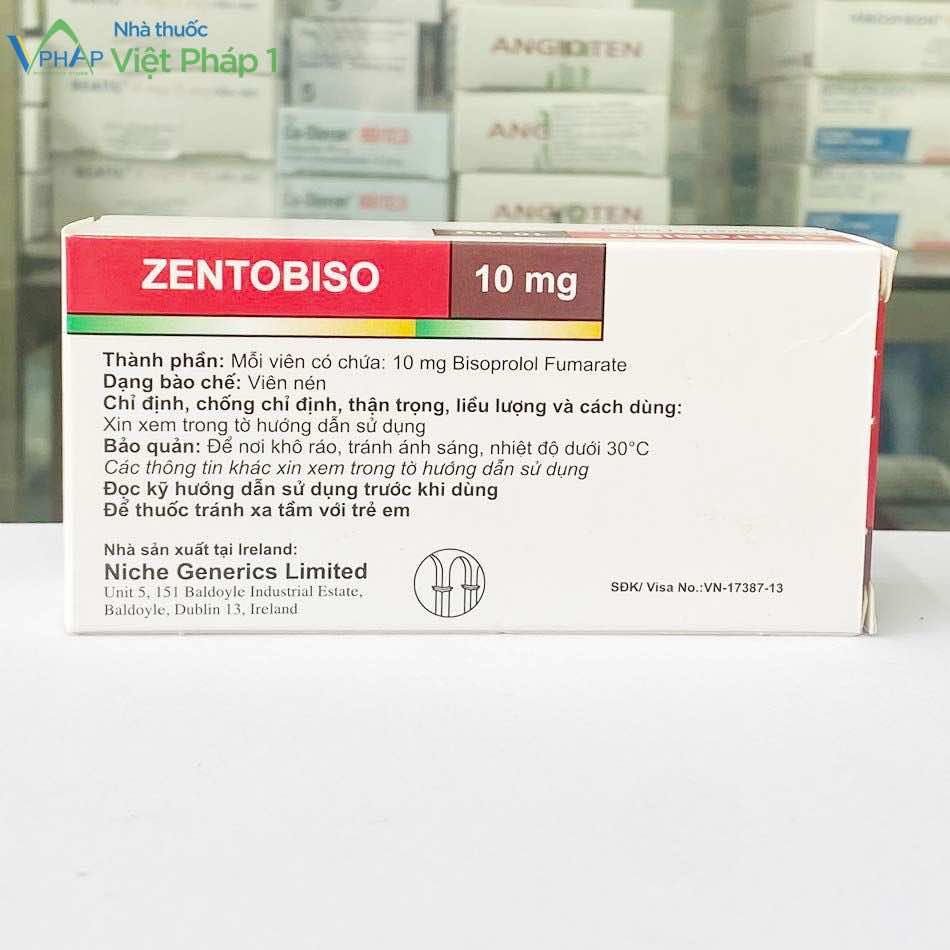 Thông tin về thuốc Zensobito 10mg