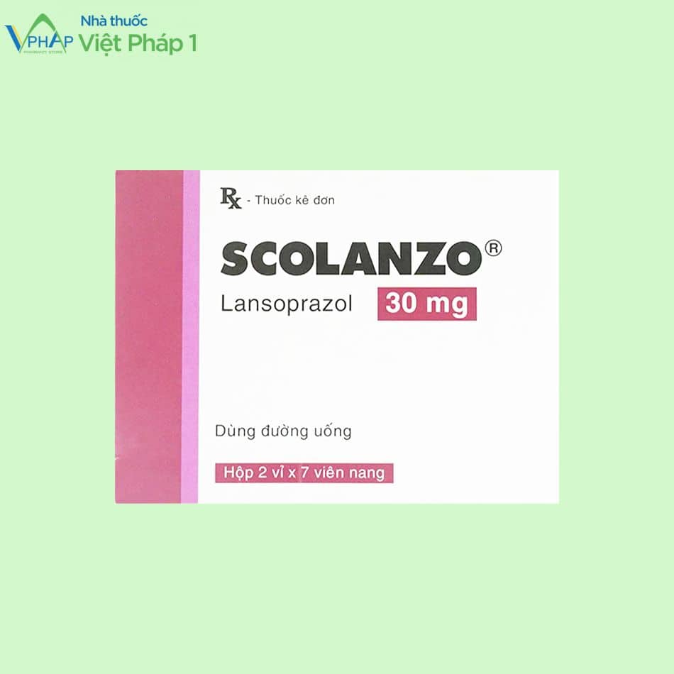 Thuốc điều trị loét dạ dày tá tràng Scolanzo 30mg