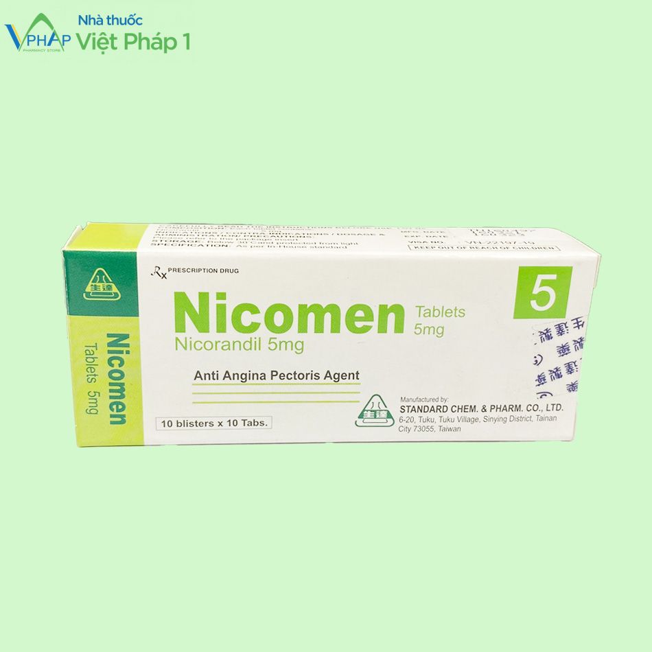 Hình ảnh của thuốc Nicomen 5mg