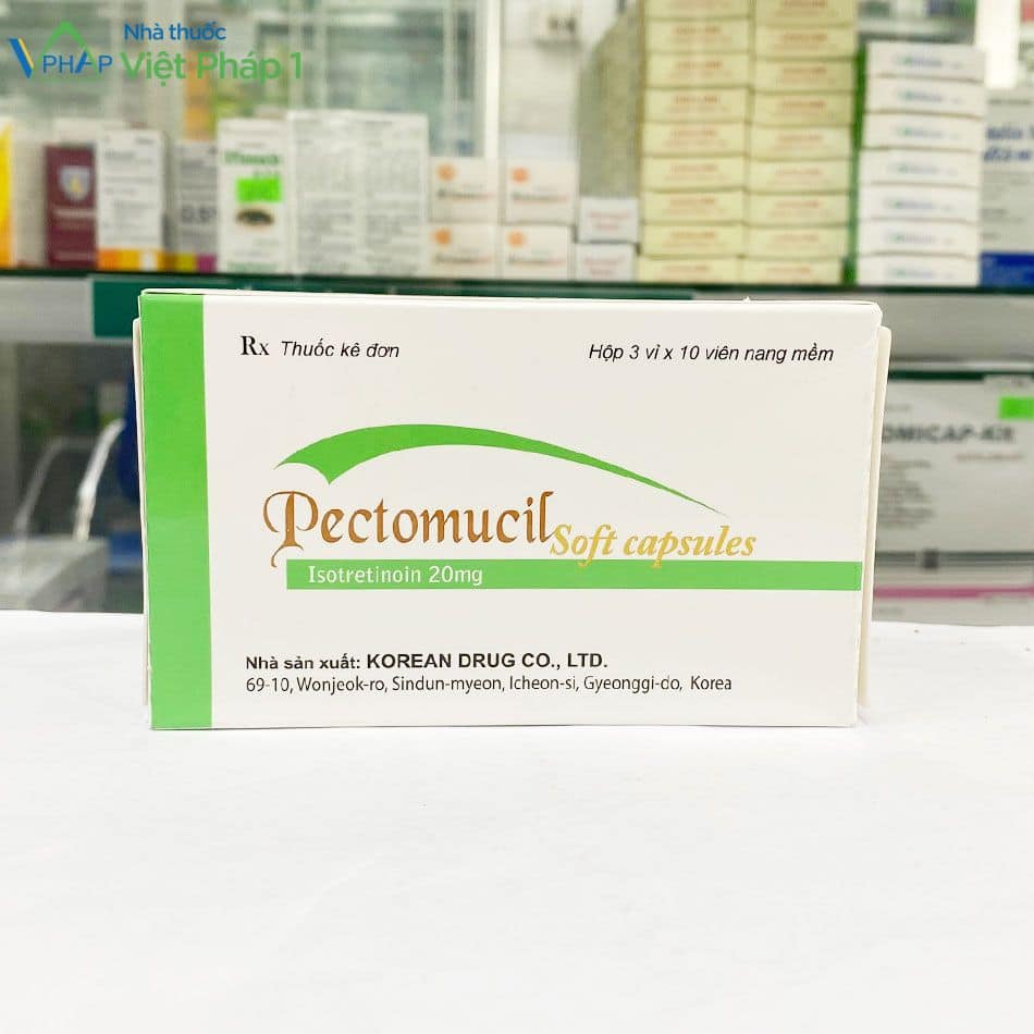 Hộp thuốc Pectomucil chụp tại Nhà Thuốc Việt Pháp 1