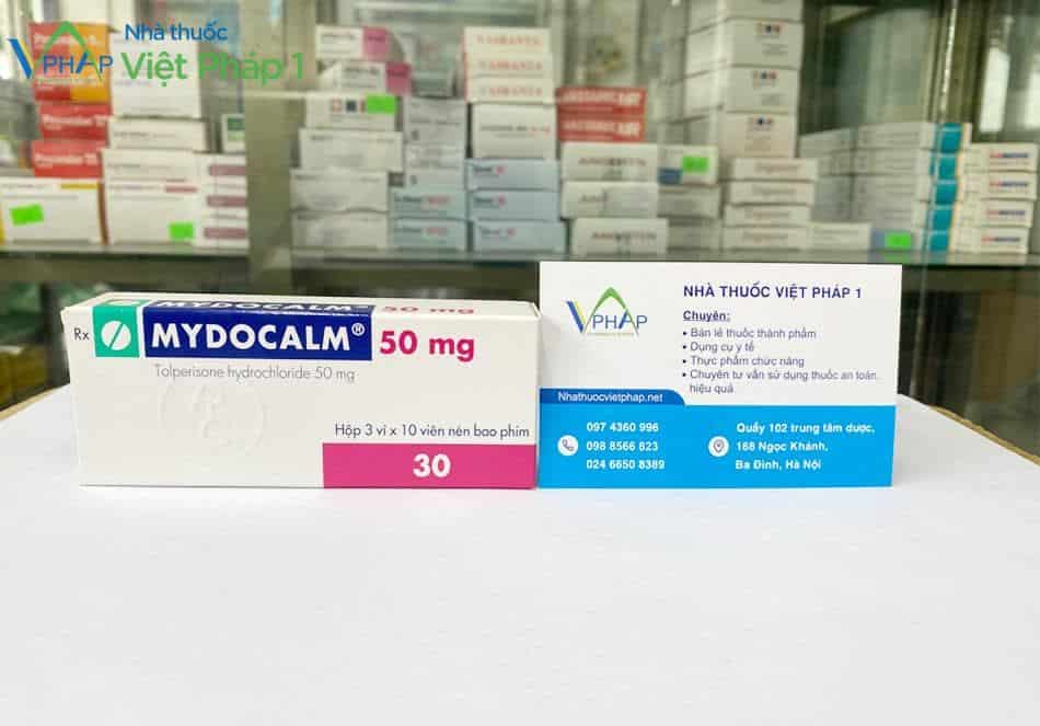 Mua thuốc Mydocalm 50mg tại nhà thuốc Việt Pháp 1