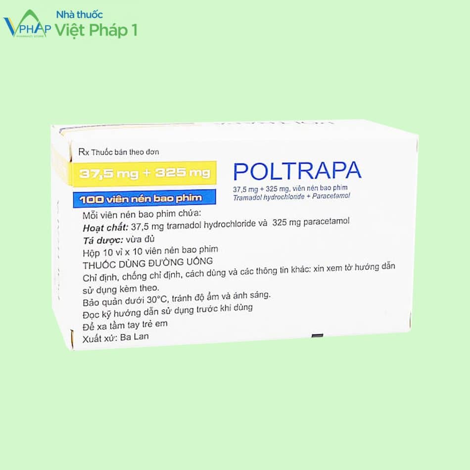 Thông tin của thuốc Poltrapa