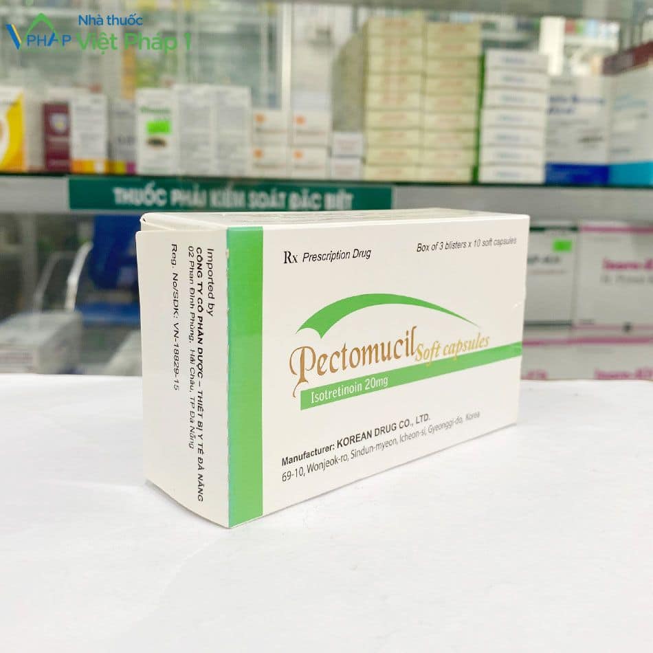 Thuốc Pectomucil điều trị mụn trứng cá
