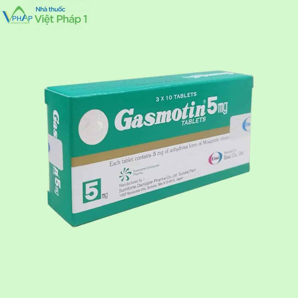 Hình ảnh hộp thuốc Gasmotin 5mg