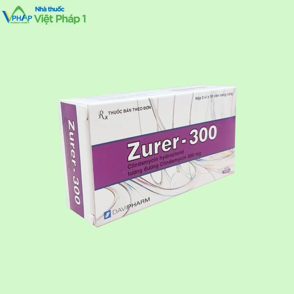Zurer 300 - Kháng sinh điều trị nhiễm khuẩn nặng