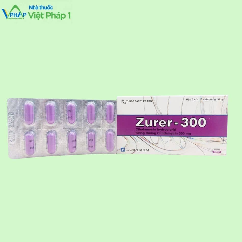 Zurer 300 - Kháng sinh điều trị nhiễm khuẩn nặng