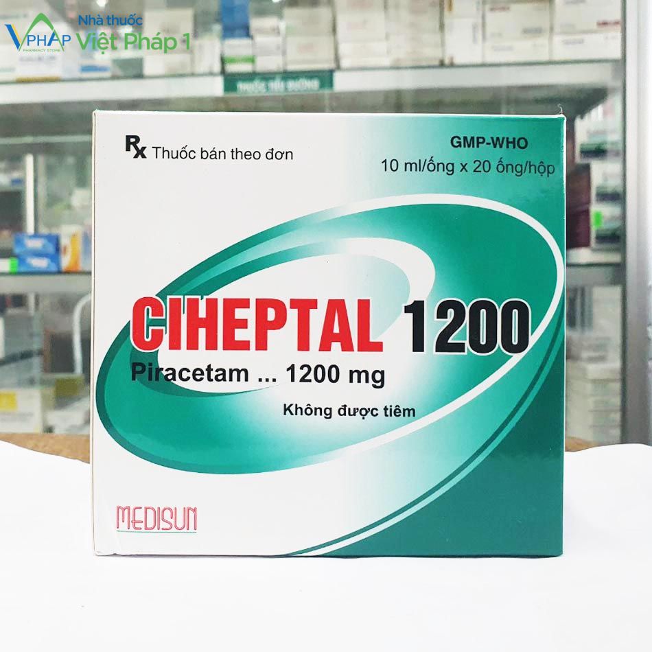 Hình ảnh hộp thuốc Ciheptal 1200 được chụp tại Nhà Thuốc Việt Pháp 1