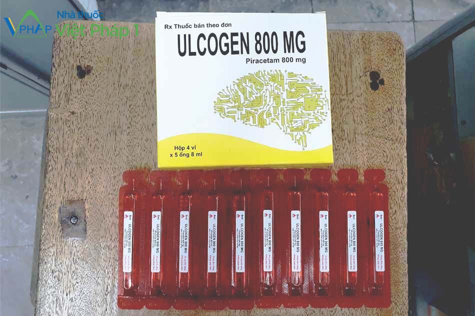 Hộp, vỉ và ống thuốc Ulcogen 800mg
