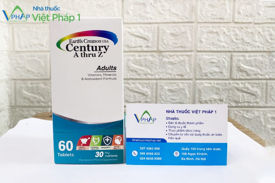 Century A Thru Z Adults phân phối chính hãng tại Nhà Thuốc Việt Pháp 1
