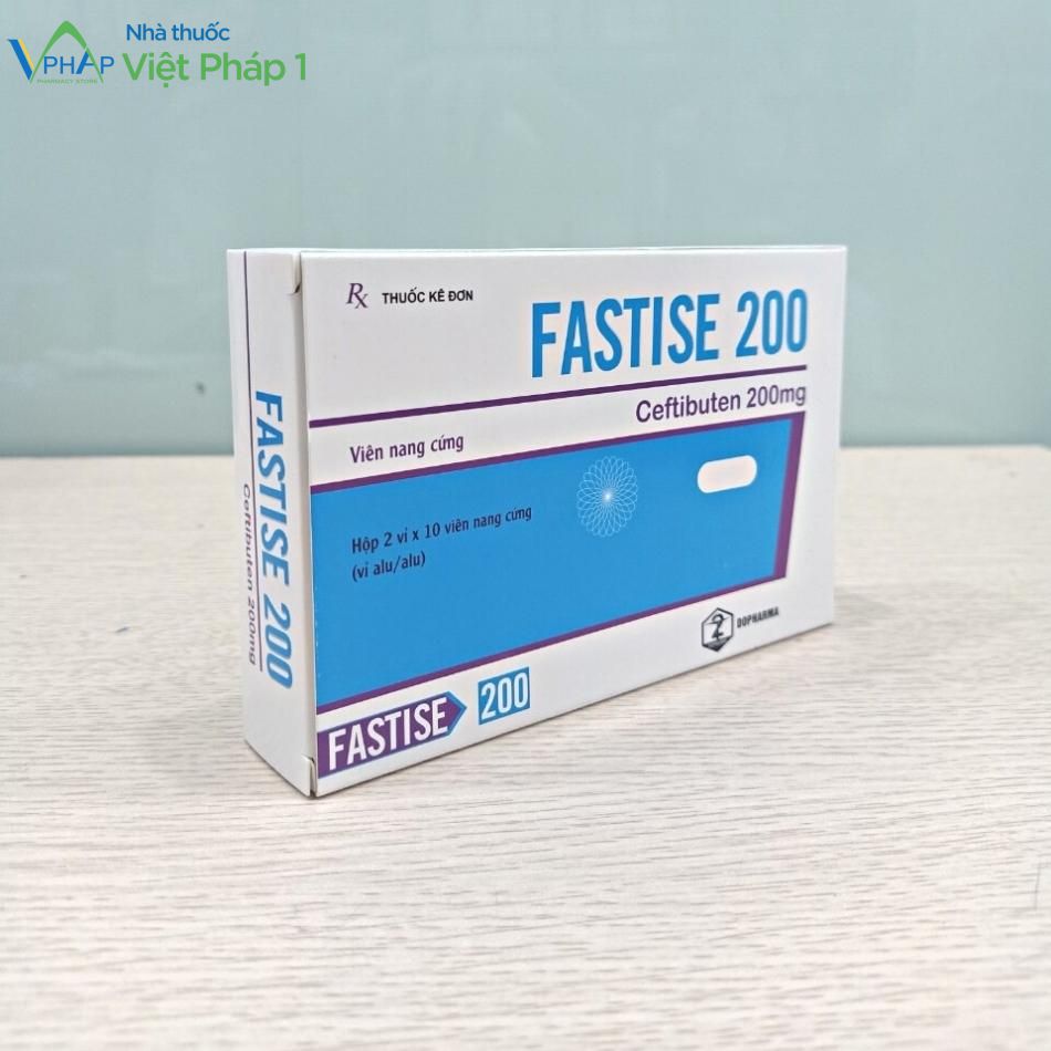 Hình ảnh hộp thuốc Fastise 200mg chụp tại Nhà thuốc Việt Pháp 1