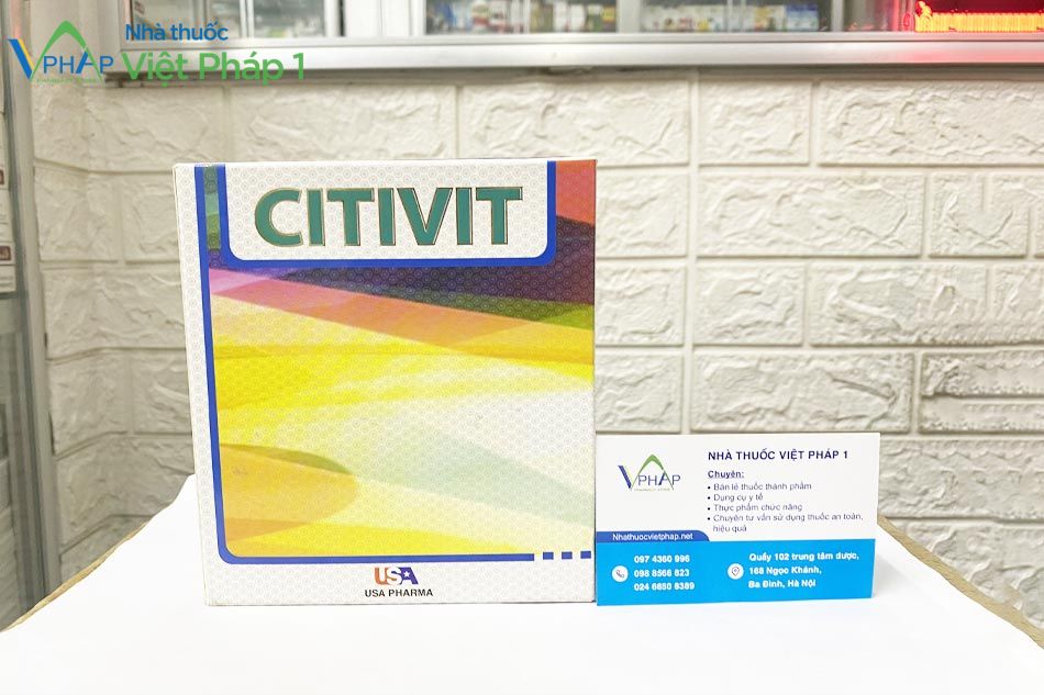 Hình ảnh sản phẩm Citivit được chụp tại Nhà thuốc Việt Pháp 1