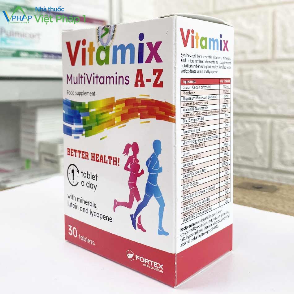 Hộp sản phẩm Vitamix Multivitamins A-Z