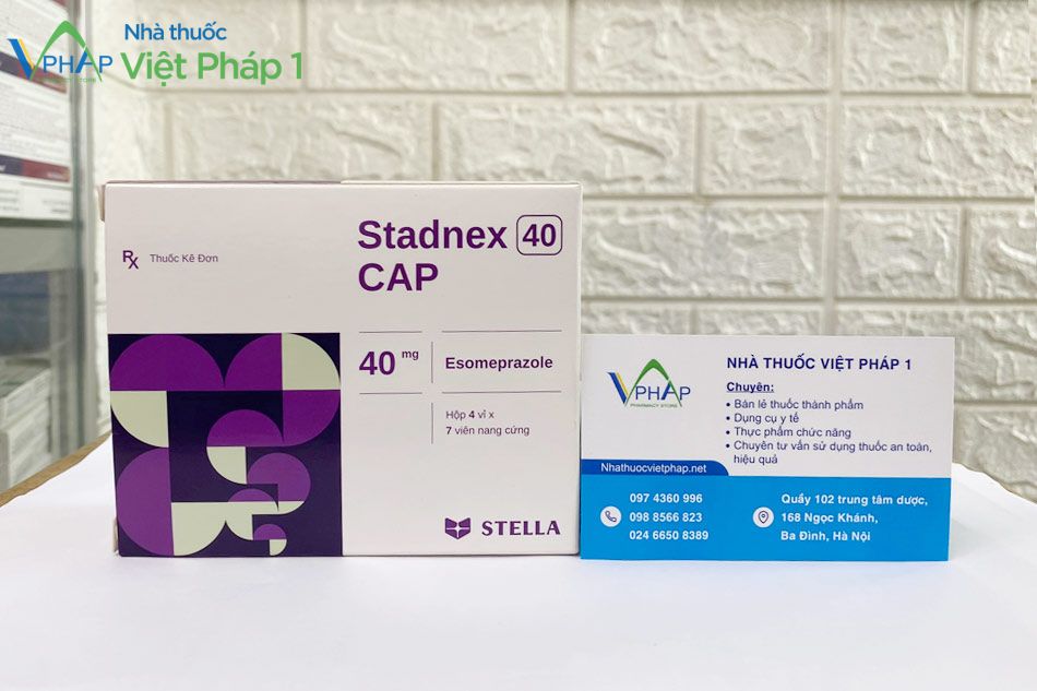 Hộp thuốc Stadnex 40 cap tại nhà thuốc Việt Pháp 1
