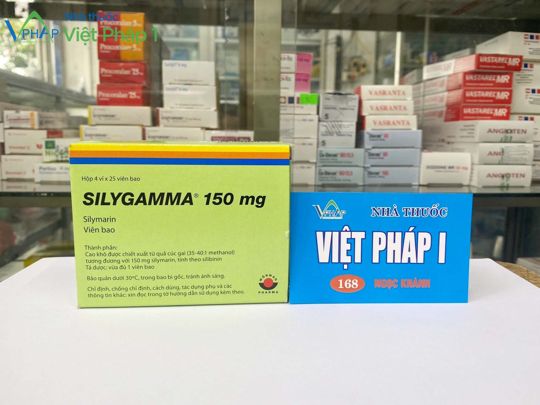 Hình ảnh Silygamma được chụp tại Nhà thuốc Việt Pháp 1