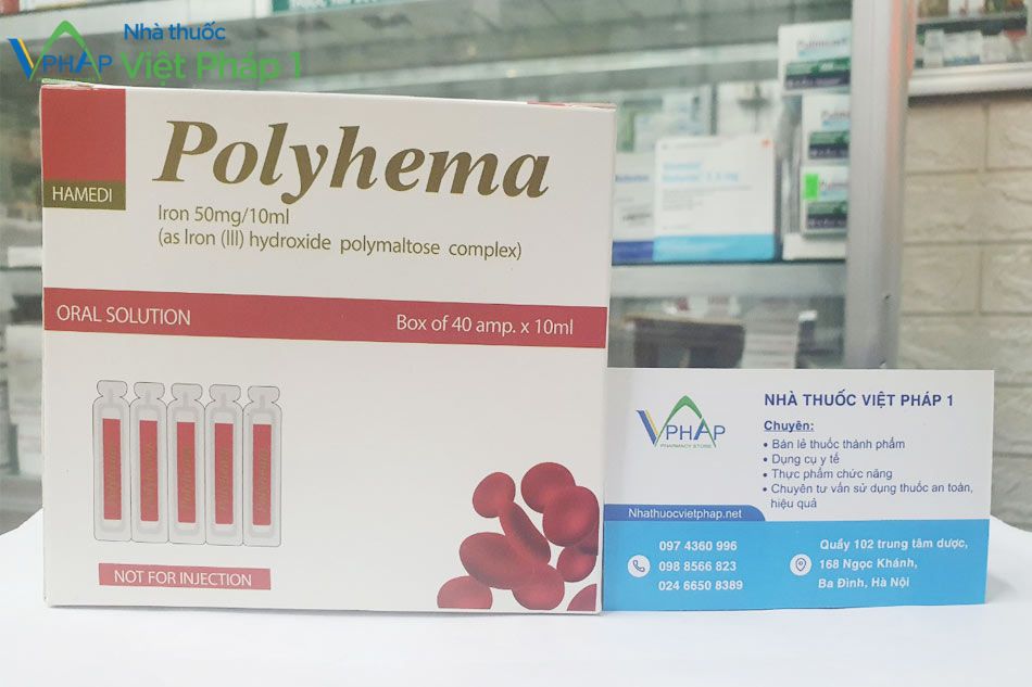 Thuốc bổ máu Polyhema được bán tại nhà thuốc Việt Pháp 1