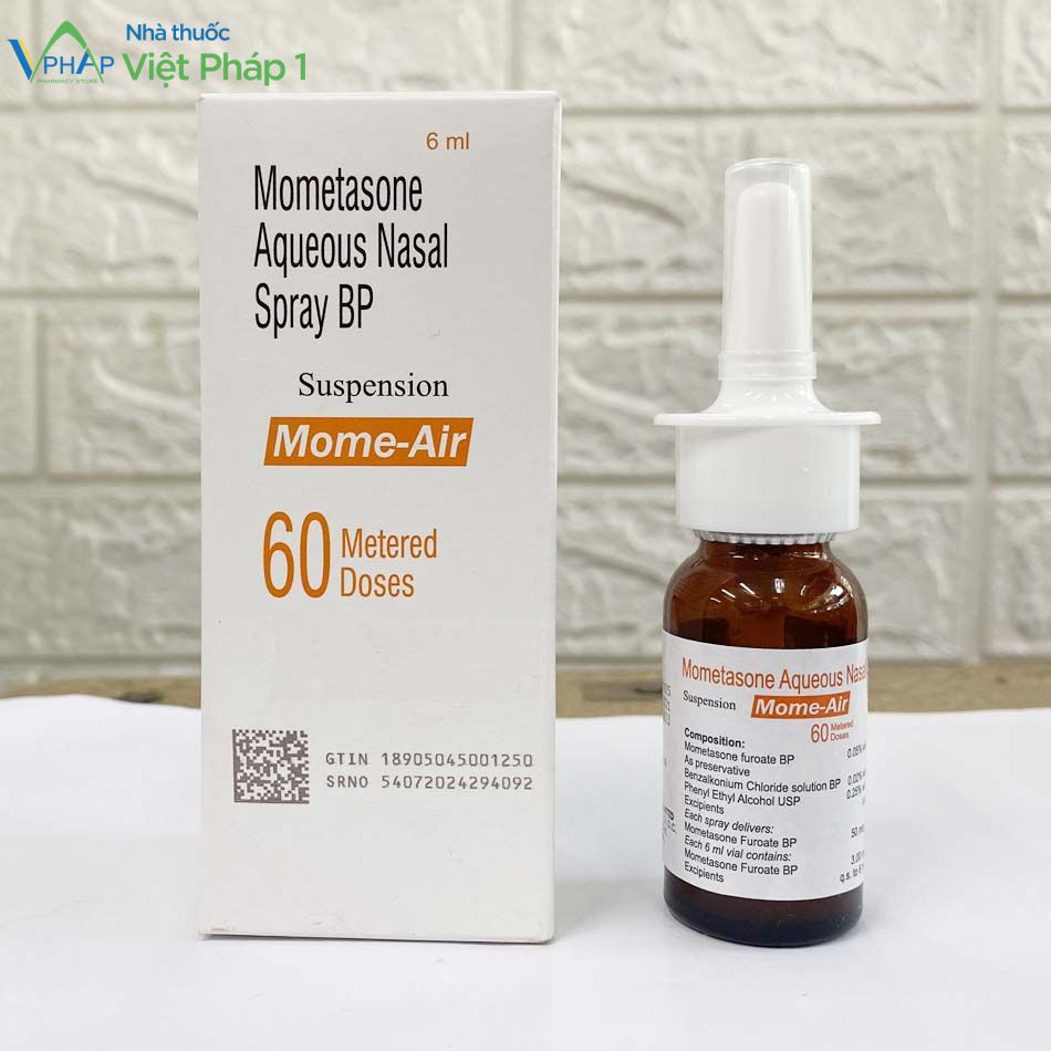 Thuốc Mome-Air 60 điều trị viêm mũi, viêm xoang