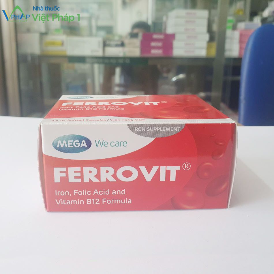 Nắp hộp thuốc Ferrovit