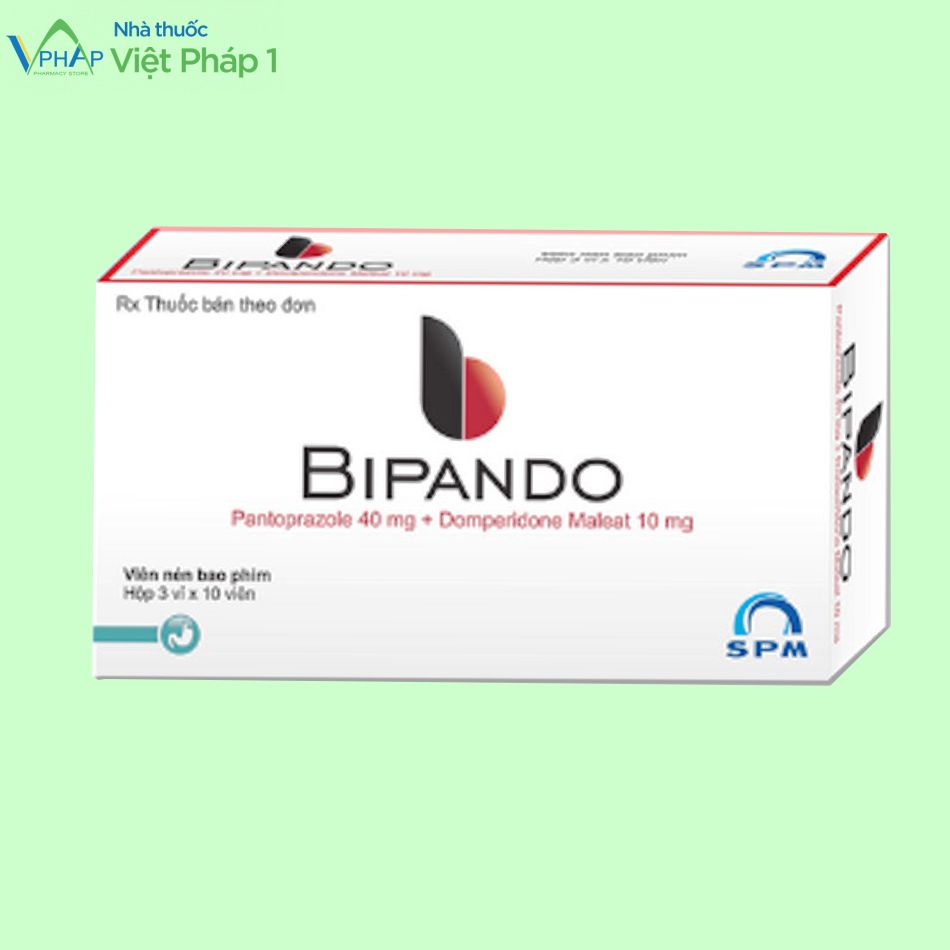 Hình ảnh hộp thuốc Bipando
