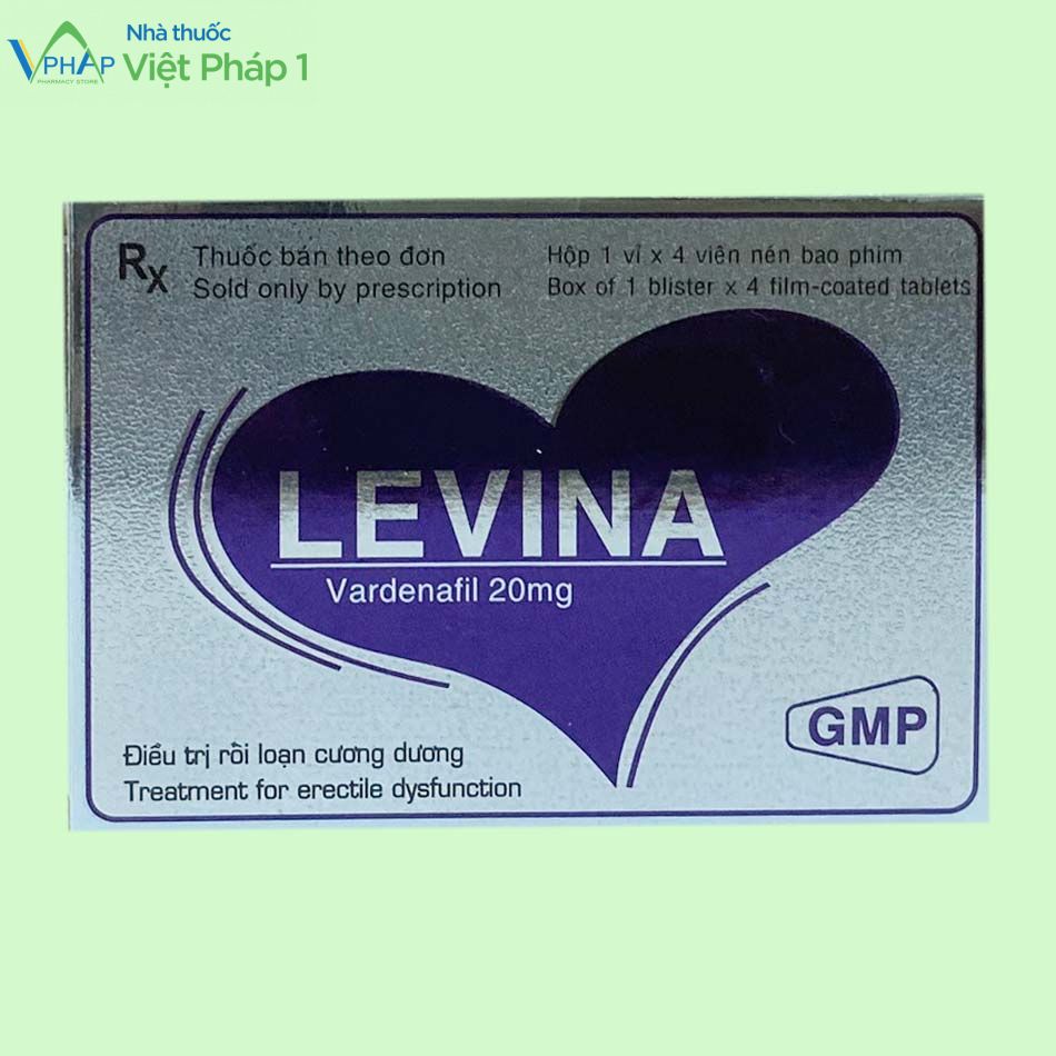 Hộp thuốc Levina 20mg